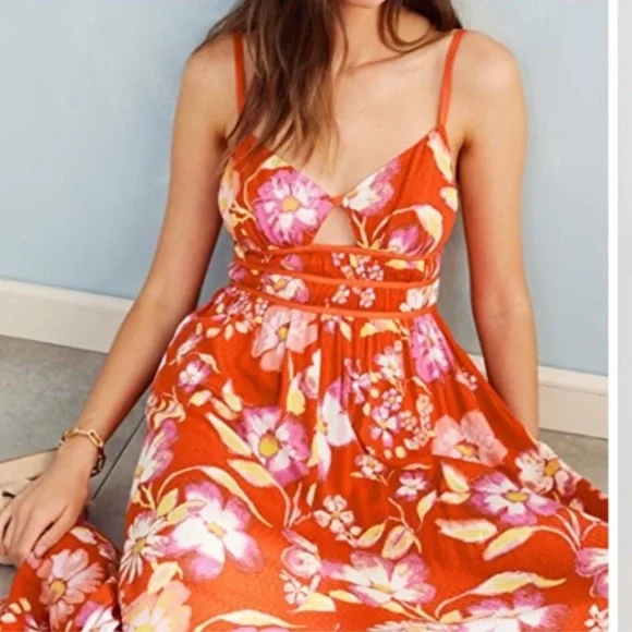 Free People WISTERIA MAXI DRESS NWT - Picture 7 of 15